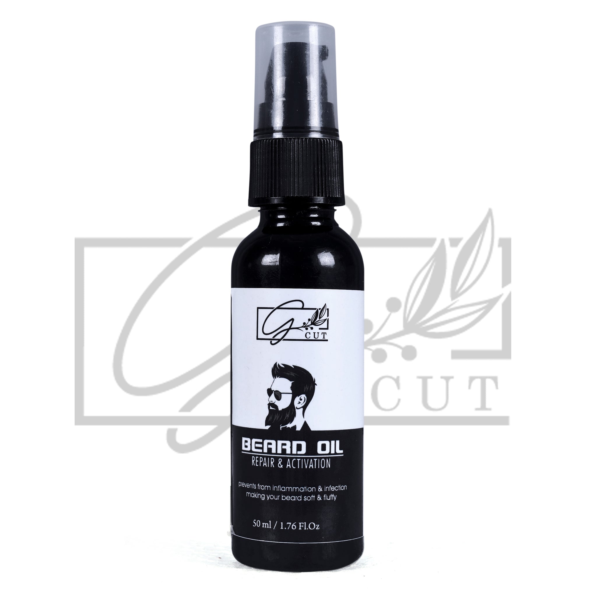 G-CUT Beard Growth Oil for Men - (Almond & Jojoba) for Beard Growth hair oil Hair Oil (50 ml) Beard Oil