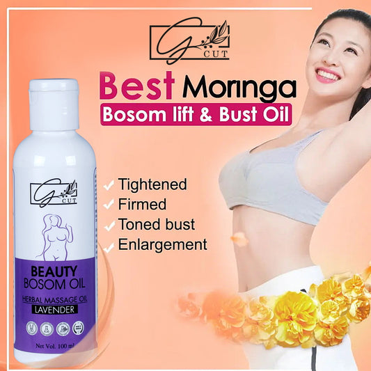 Gcut 100% Naturals/Ayurvedic Breast Growth Massage Oil helps Breast Size No Side Ef.. Women (100 ml )-Lavender